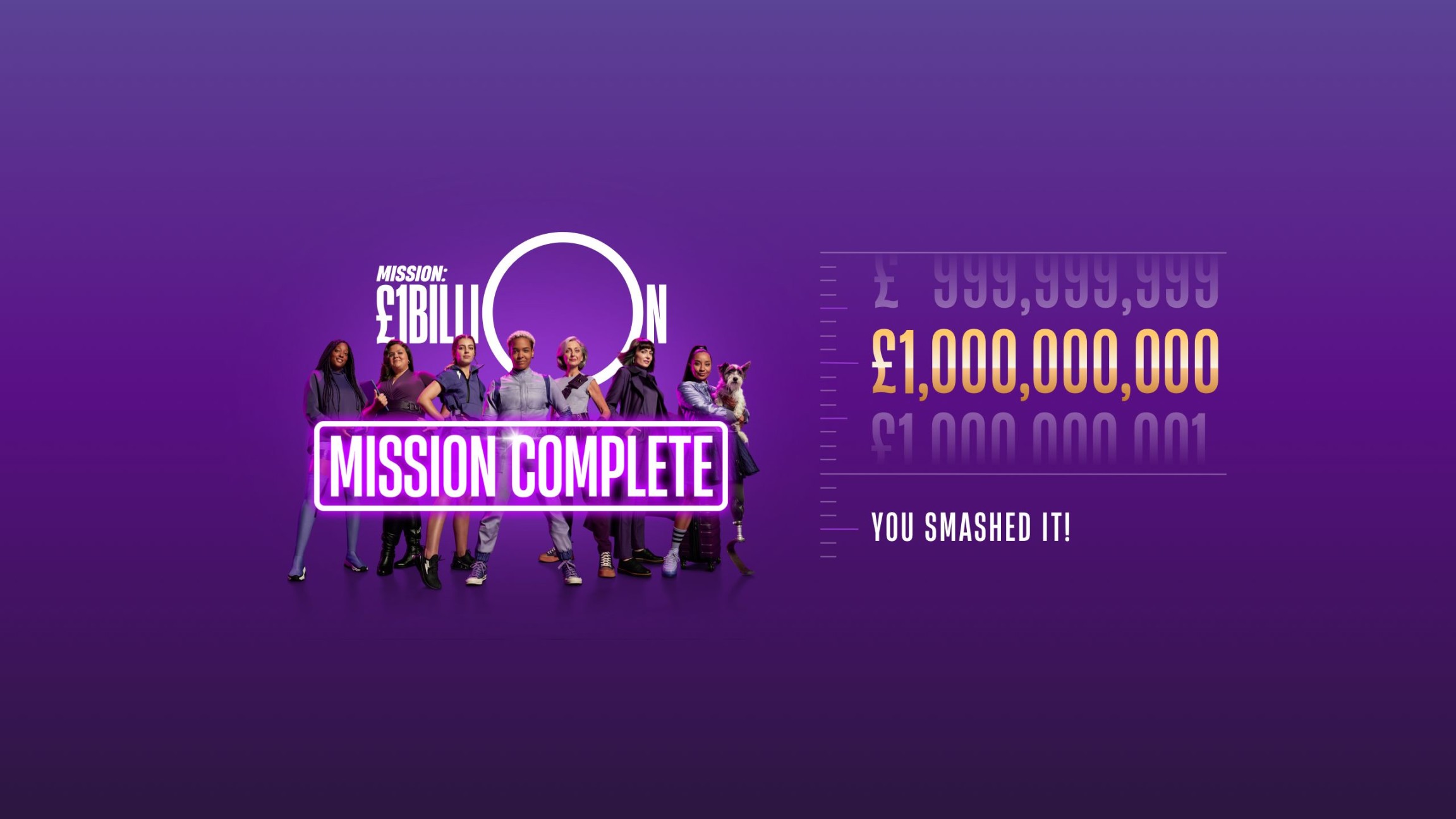 The MoneySuperSeven Mission £ billion  MoneySuperMarket